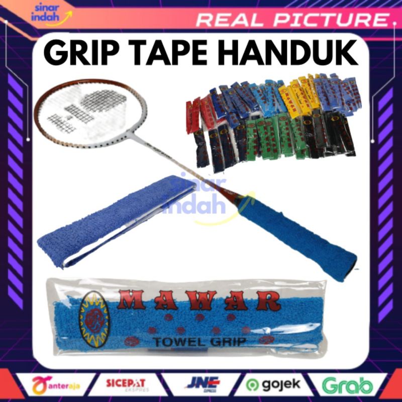 Towel Grip Handuk Grip Raket Badminton Bulutangkis Mawar