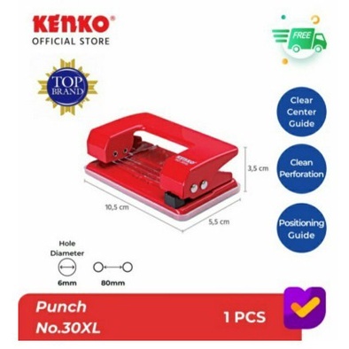 

Promo Pembolong Kertas Kenko No. 30Xl / Punch Kenko 30Xl Hot Sale