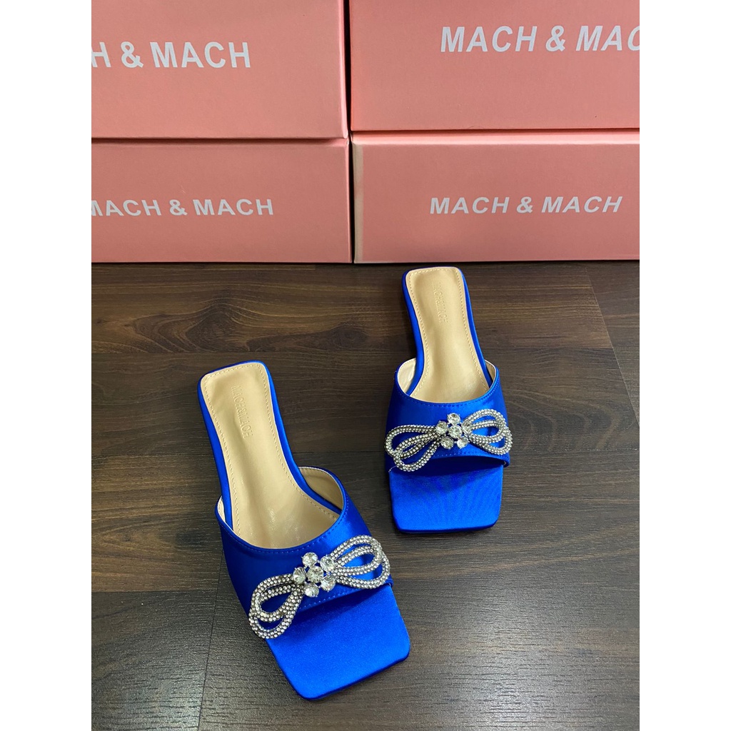 Mach&amp;Mach flat sandal bow