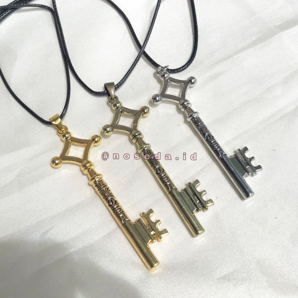Kalung Kunci Eren Yeager Attack On Titan SNK AOT Unisex Aksesoris Wibu Anime Shingeki no Kyojin  Ere