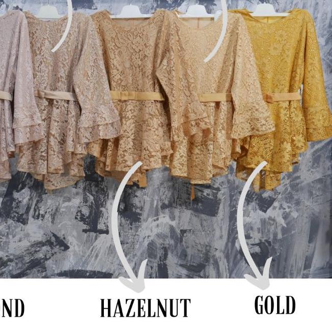 [ PART 2 ] kebaya modern brukat Rinjani harga paling murah bahan tidak panas Atasan Kebaya Brokat / 