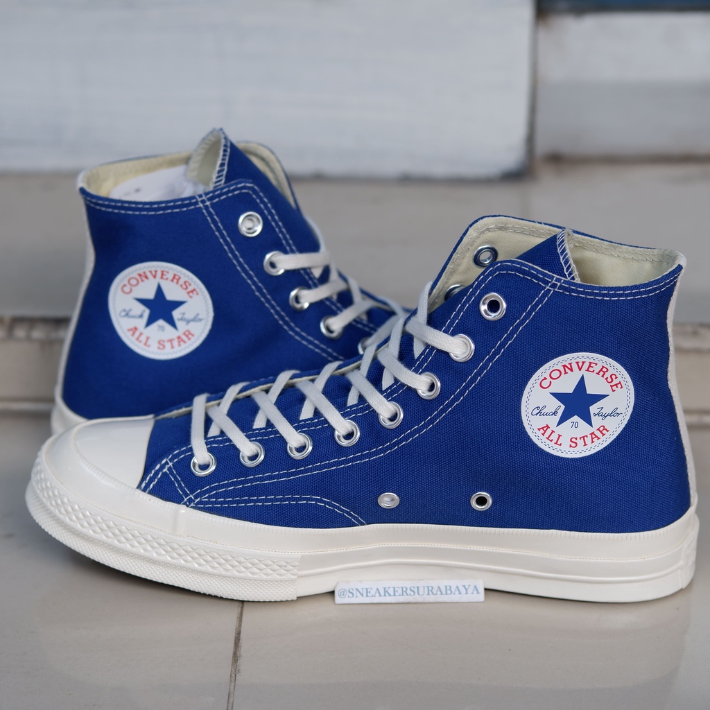 Converse Chuck Taylor 1970s Hi x CDG &quot; Blue &quot; CT 70 CT 70s