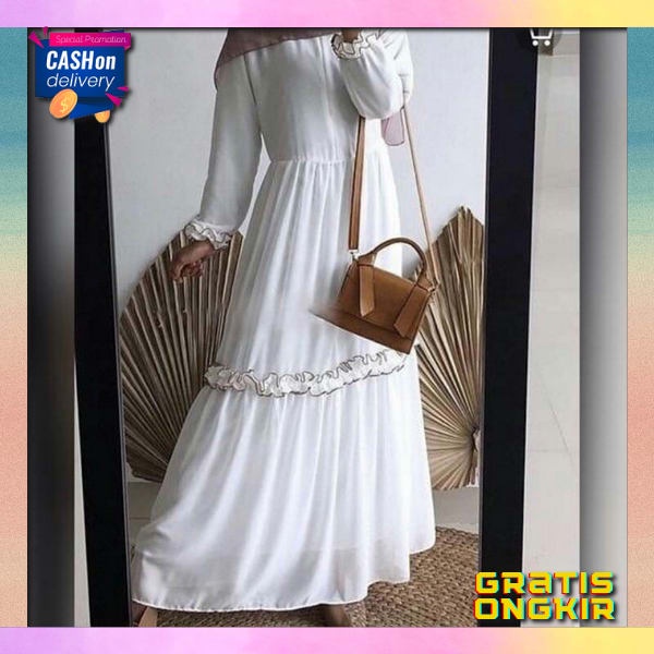 Gamis Wanita Home Dres Fashion Muslim Pakaian Gamis Syari Terbaru Dress Polos Panjang Gamis Busui Mp
