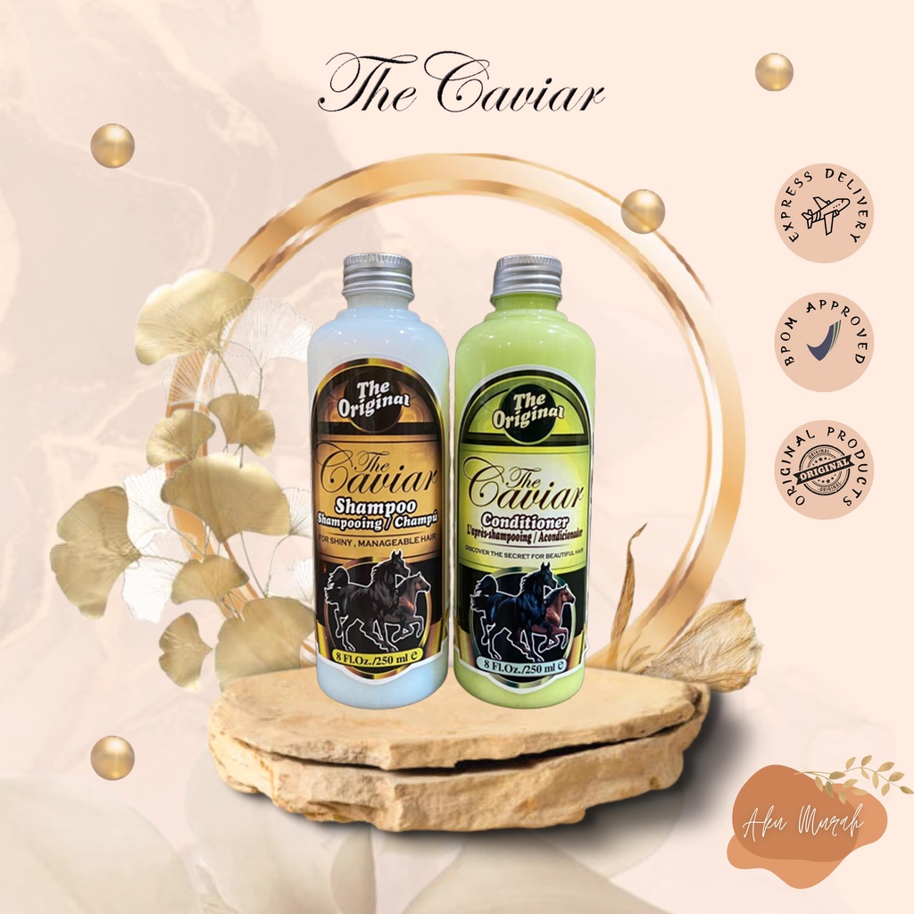 ✨ AKU MURAH ✨ [SERIES] Caviar Conditioner / Shampoo / Paket BPOM / Original 100% / BPOM NA