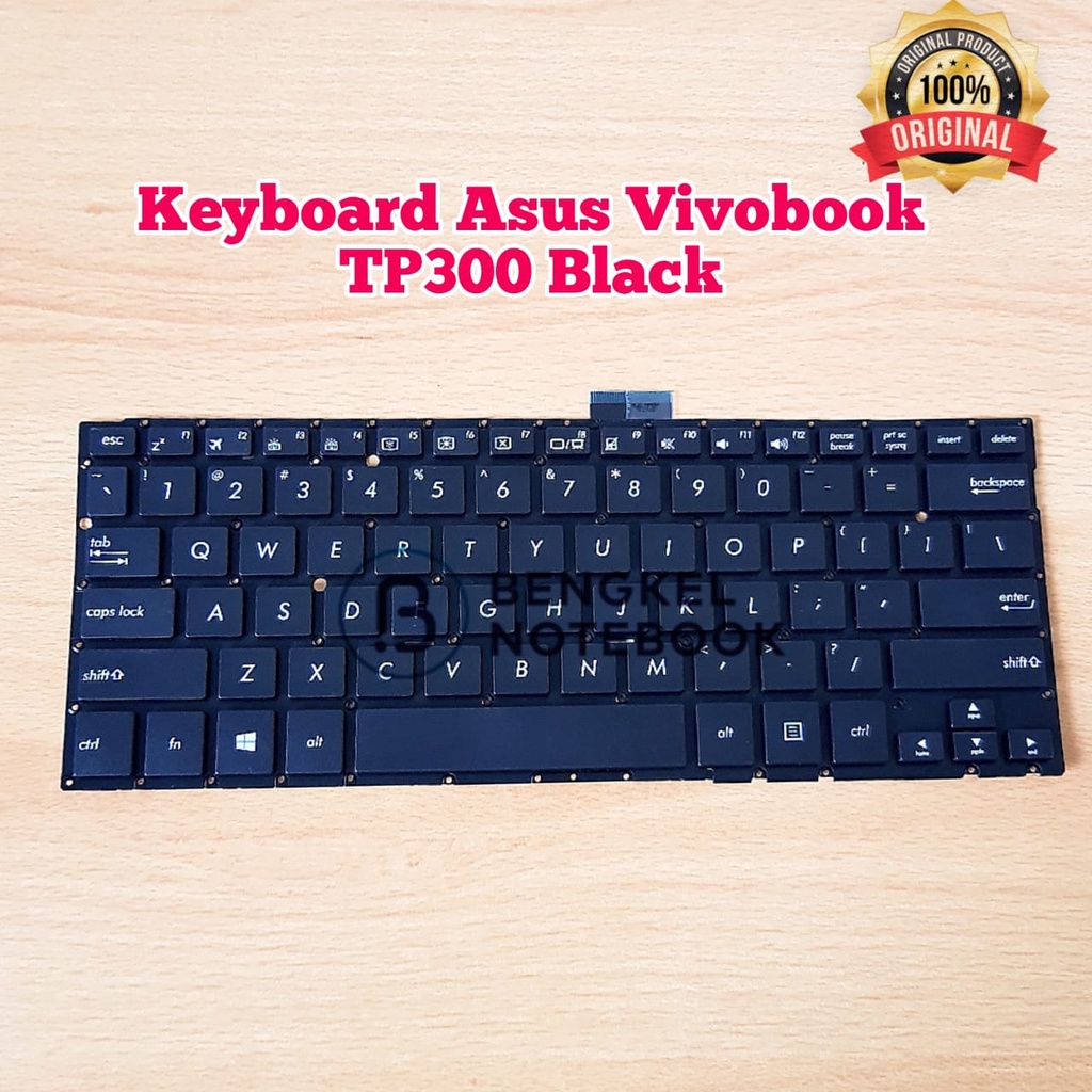 Keyboard Asus VivoBook TP300 TP300L TP301U TP301UA Q302 Q302L Q302LA Black