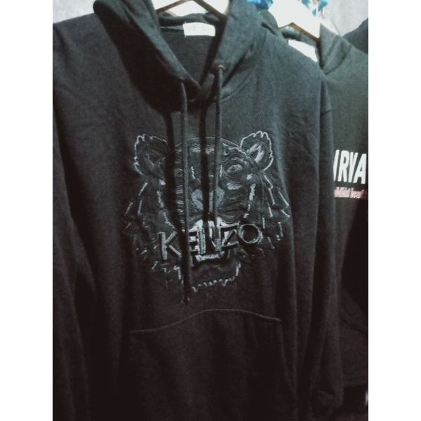Hoodie kenzo paris black in black