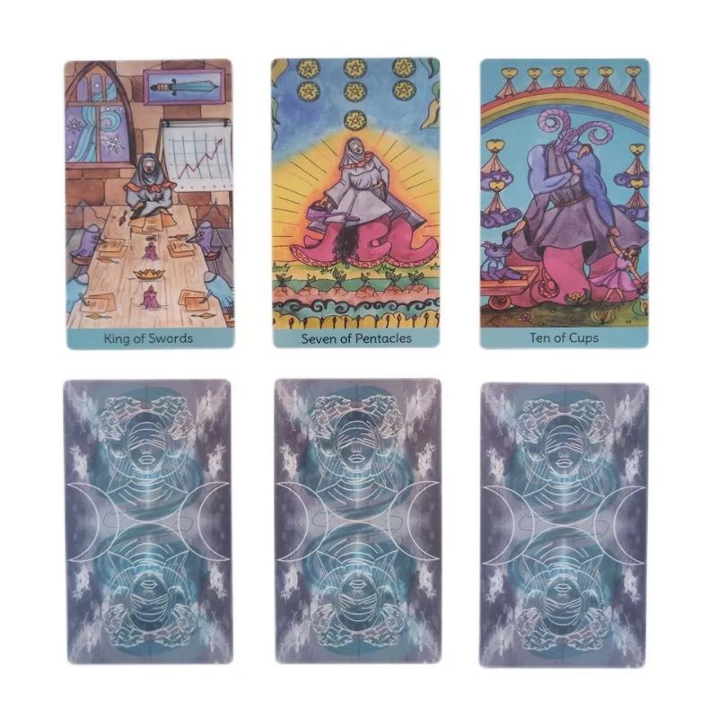 Sea Witch Tarot 12x7cm include guide paper