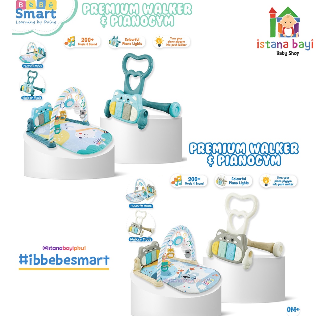 Babe Smart Premium Walker &amp; Pianogym / Dorongan Bayi