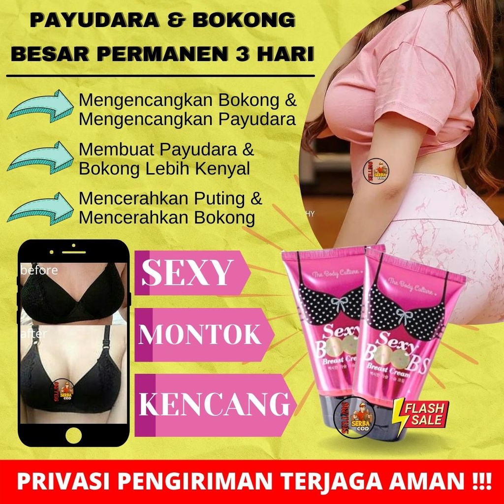 Jual Pembesar Payudara Pembesar Bokong Pencerah Puting Sexy Boobs Breast Cream By The Body