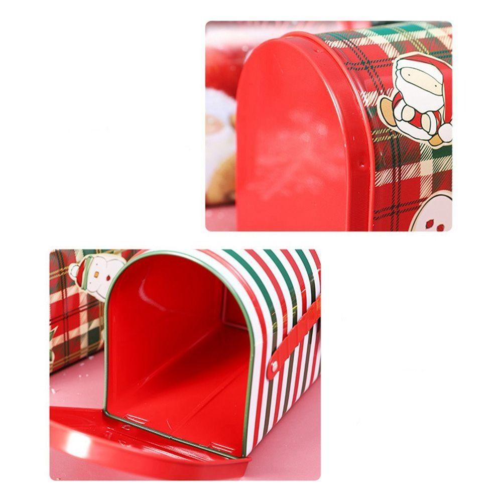 Agustinina Candy Box Santa Claus Xmas Cookie Boxes Kotak Surat Gift Box Hiasan Natal Dekorasi Natal