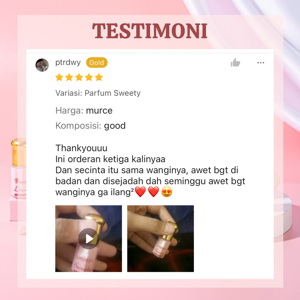 PARANITA Parfum Kewanitaan Miss V (SWEETY) Pengharum Perawat Vagina Intimate Parfume Wanita