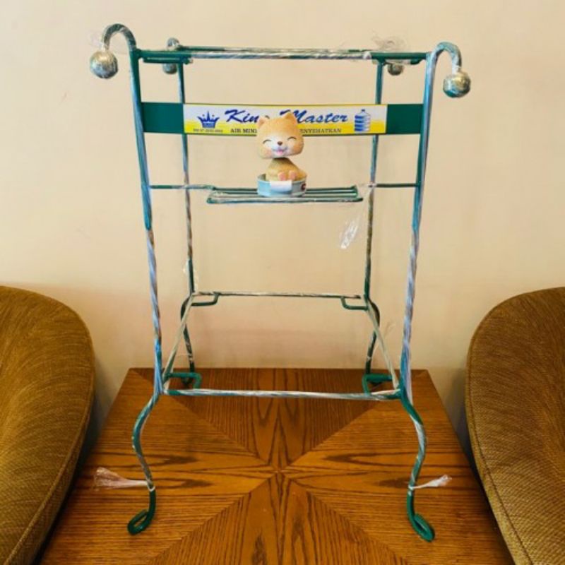 [ ⭐FREEONGKIR⭐ ] Kaki rak  tempat guci/dispenser besi  asli tebal kokoh