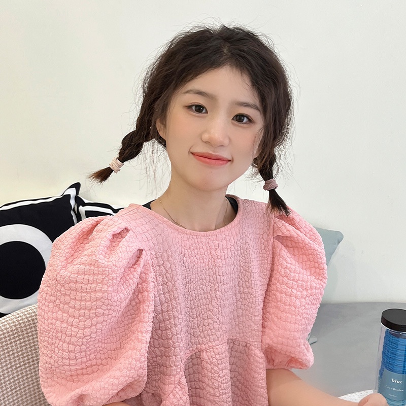 Karet Rambut Elastis Tahan Lama Gaya Korea Untuk Anak Perempuan