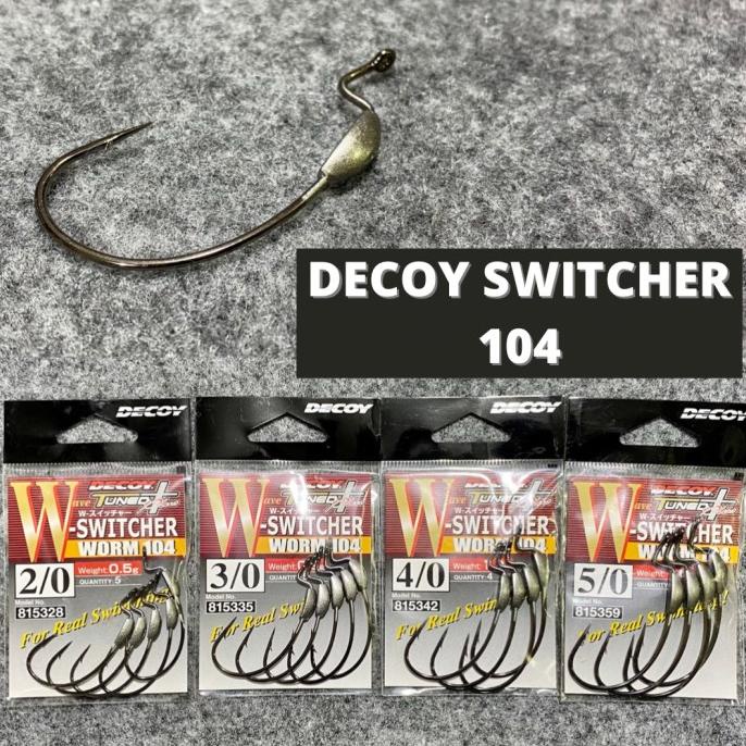 Mata Pancing Softlure Wormhook Decoy Switcher 104 Jepang