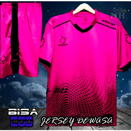 Jersey Futsal Bola Stelan Dewasa Olahraga Badminton