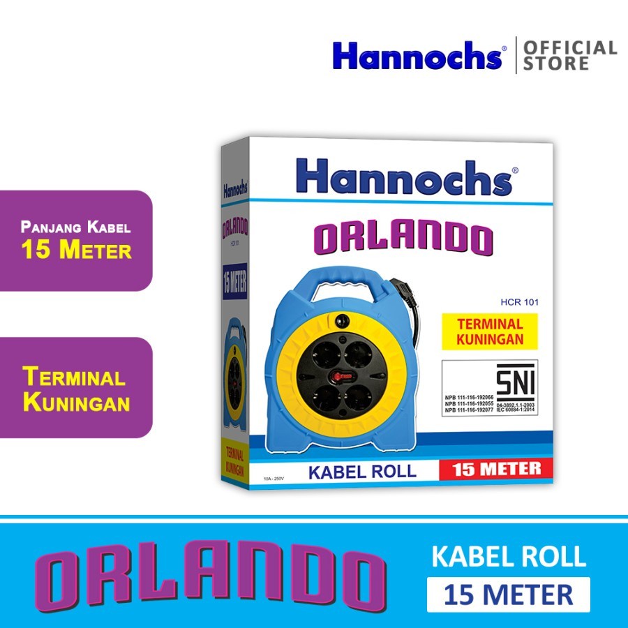 Hannochs Kabel Roll 15 Meter HCR 101 15M Orlando