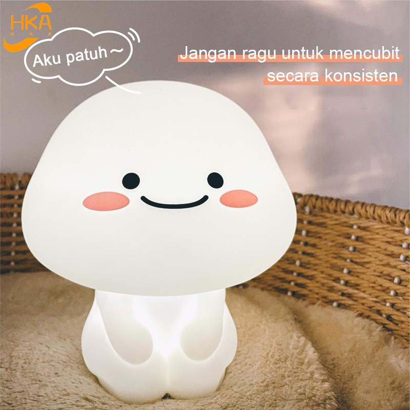 Quby Lamp Tidur Quby Pentol Lampu Tidur Quby Star Moly Soft Head Touch Dimmer Lamp Quby Yd