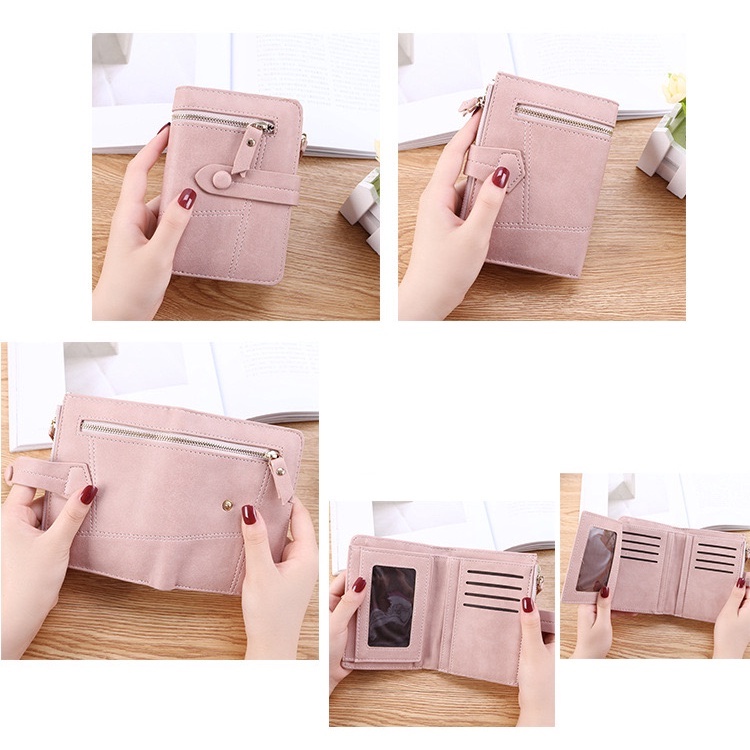 Khatin Dompet Pendek Wanita / Remaja / Dewasa / Dompet Lipat / Terbaru 2022 / Murah / Terbaik / Import -528