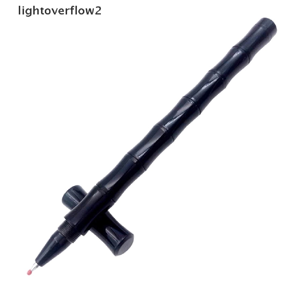 (lightoverflow2) 1pc Pulpen Bentuk Bambu Bahan Kuningan Untuk Sekolah / Kantor