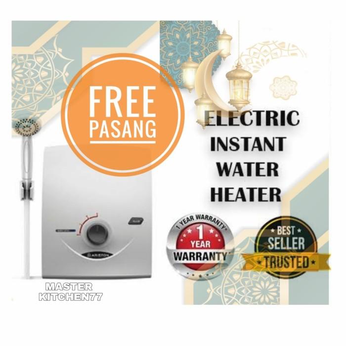 Water Heater Water Heater Instan Aures Easy Ariston / Pemanas Air Listrik Komplit