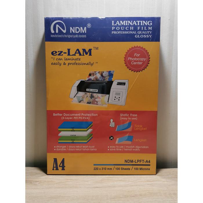 

PLASTIK LAMINATING / LAMINATING POUCH FILM A4 NDM ( PAK ) ORIGINAL