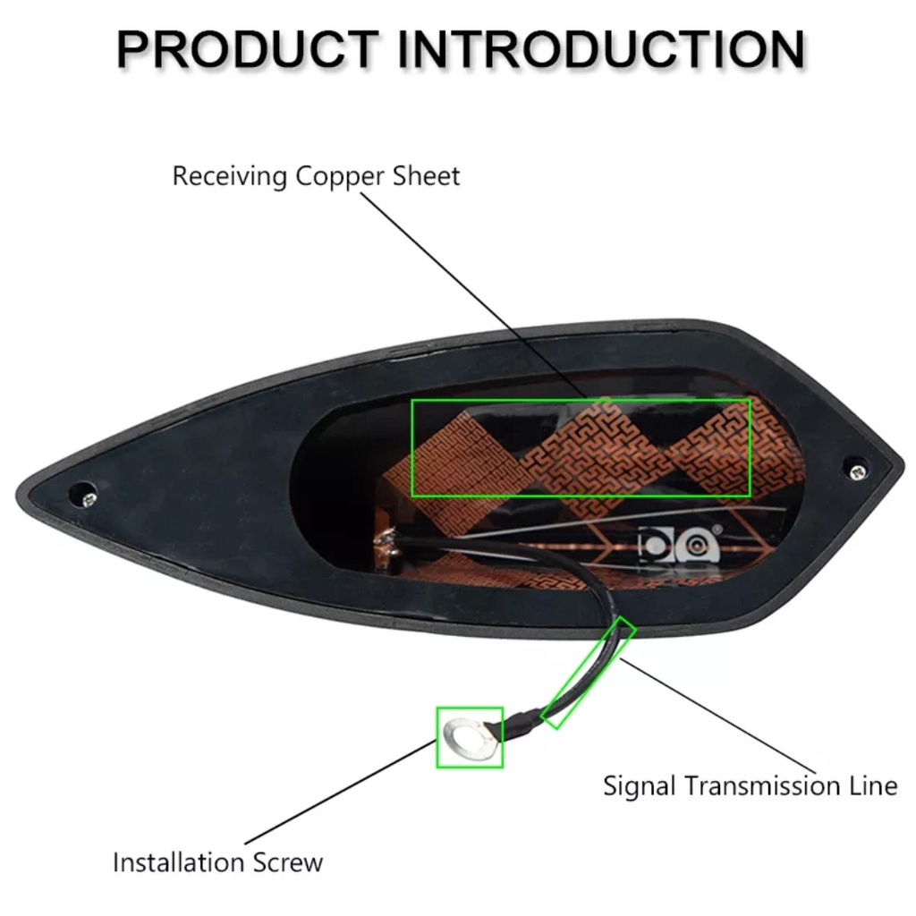 Antena Radio Sirip Hiu / Shark Fin Antenna Auto Signal Radio