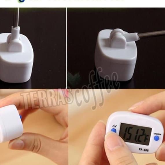 

limited STOCK!Coffee Digital Thermometer Tea Milk Adjustable Termometer Kopi Teh|RA7