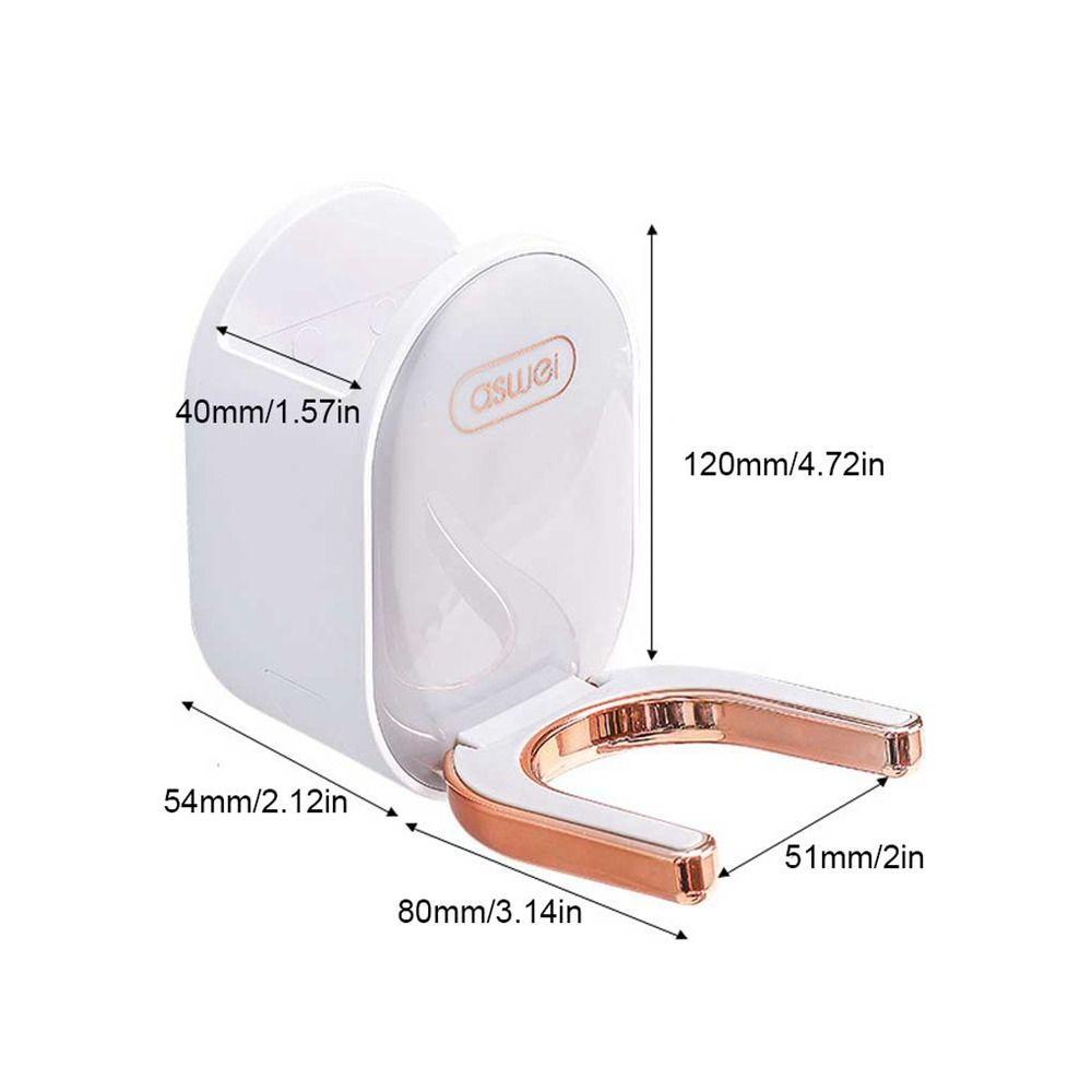 Quinton Tempat Pengering Rambut Hands free Dinding Tahan Air Bebas Pukulan Menghemat Ruang Self Adhesive Hair Brush Storage Bracket