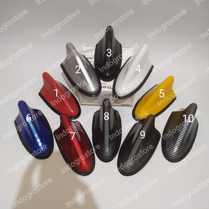 [READY] Antena Shark Fin Hybrid Honda New Brio Brv Mobilio Jazz City Freed Hrv - 10.Carbon / Perleng