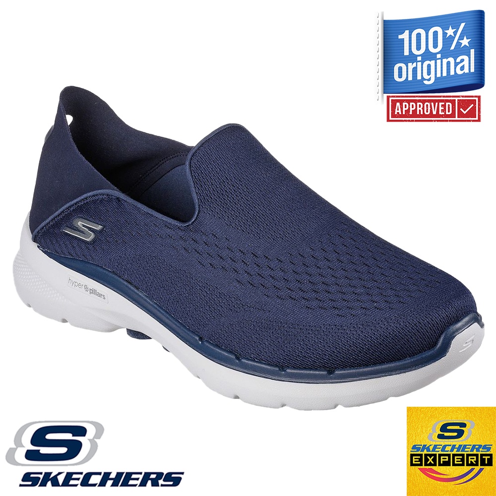 Skechers Go Walk 6 Sepatu Sneaker Pria Slip On Original