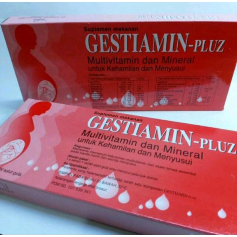 Gestiamin Plus ( AA DHA Dan Asam Folat )  Suplemen kehamilan dan menyusui