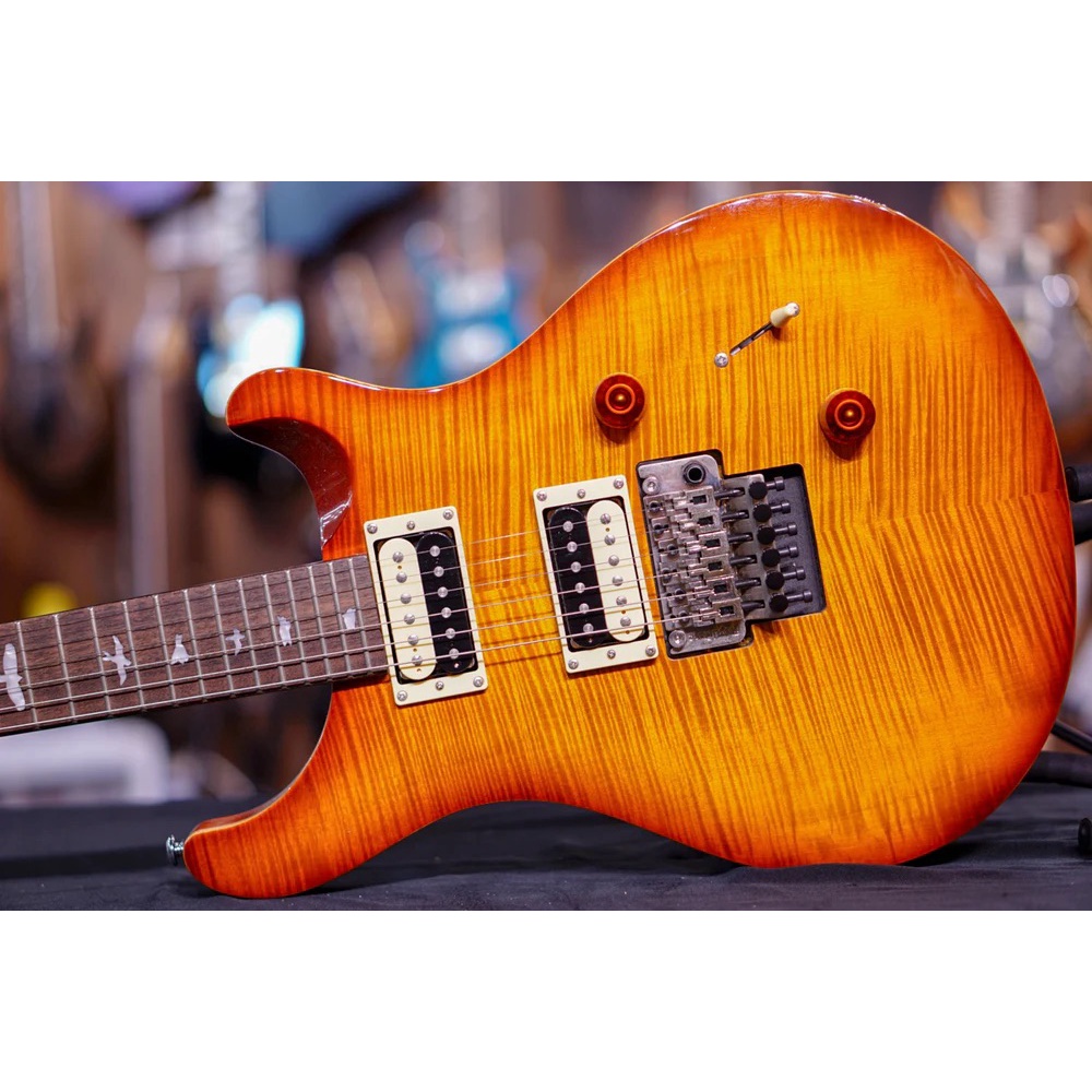 PRS SE Custom 24-Floyd Rose Tobacco Sunburst