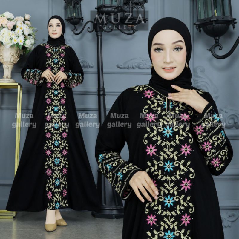 MUZA ABAYA HITAM ABAYA TURKEY 1301