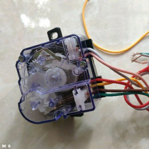 TIMER PENCUCI 6 KABEL KUPING MIRING SMC MESIN CUCI 2 TABUNG
