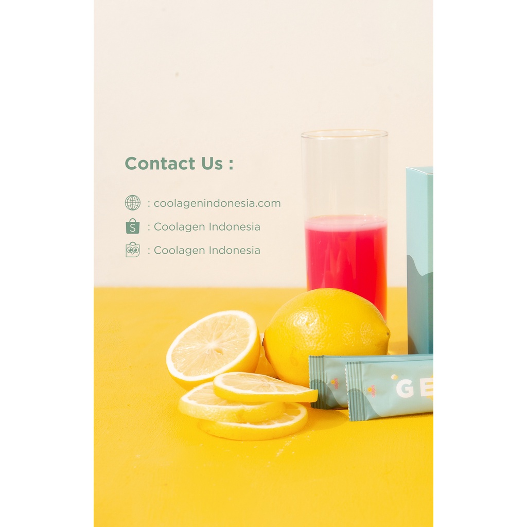 Gellyn Collagen Drink Lemon - Suplemen Kecantikan