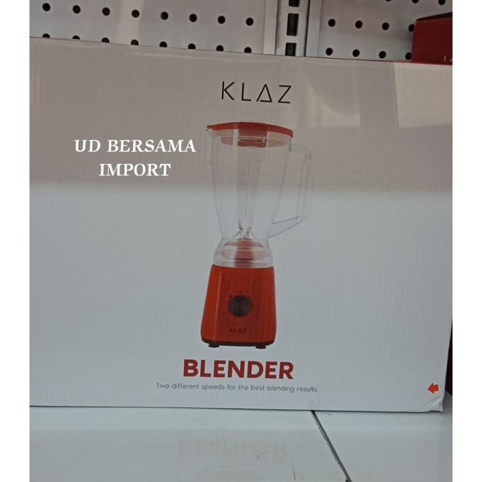 KLAZ Blender 1.5L/Blender Plastik/Alat Pembuat Jus - Merah