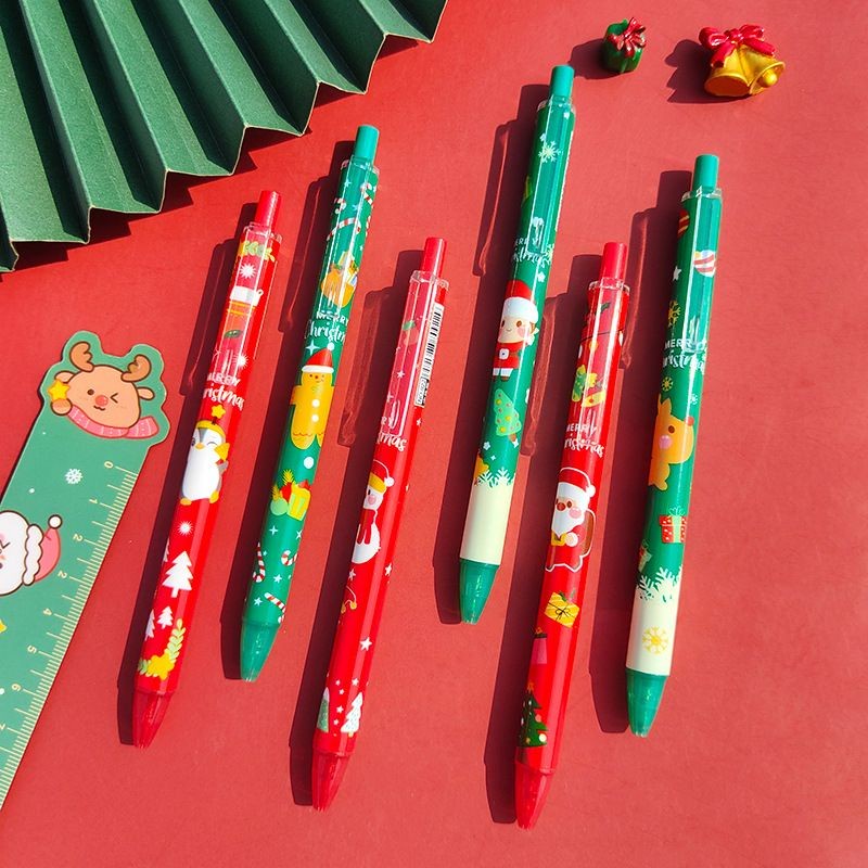 

DY PACK PULPEN DESAIN CHRISTMAS /PULPEN GEL NATAL AESTHETIC /ALAT TULIS LUCU