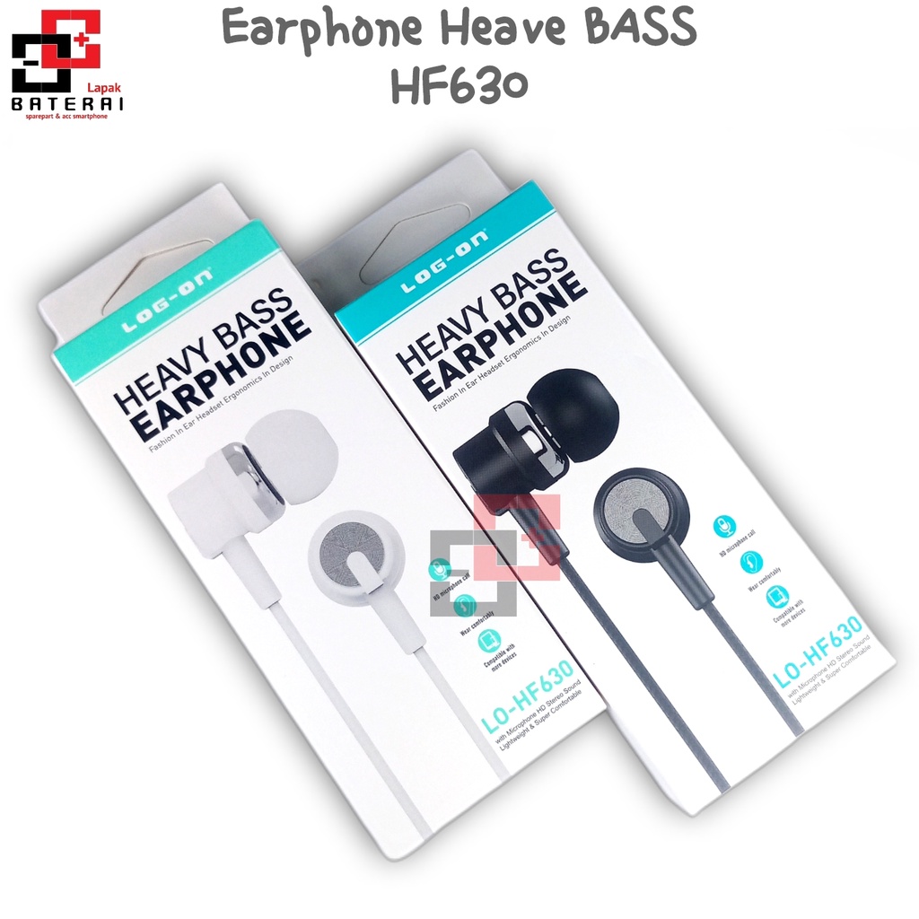 Log on - HF630 Heavy Bass Handsfree With Mic Handset Hedset Earphone