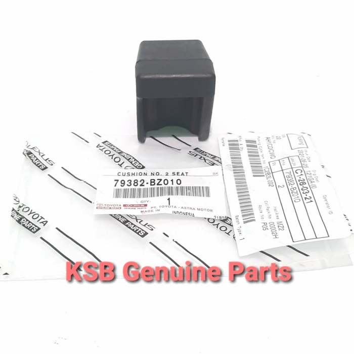 Karet Bantalan Jok Bangku Kursi Belakang Avanza Xenia 2004 Sampai 2011