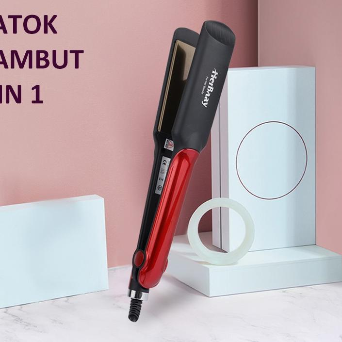 limited STOCK!Herbaay  pengering rambut +Pelurus rambut/Hair Dryer（Random Color） +Catok rambut|RA4