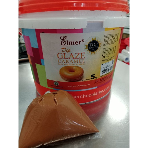 

Kiloan Dip Glaze Elmer Caramel 250gr
