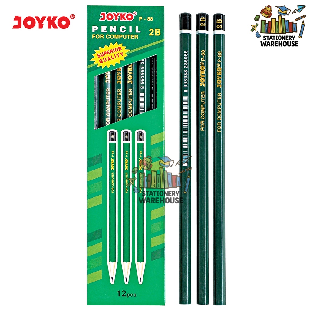 

Pencil Pensil Joyko P-88 2B 1 BOX 12 PCS