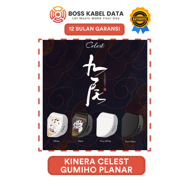 Kinera Celest Gumiho In Ear Planar Driver 10mm 1BA Original Garansi