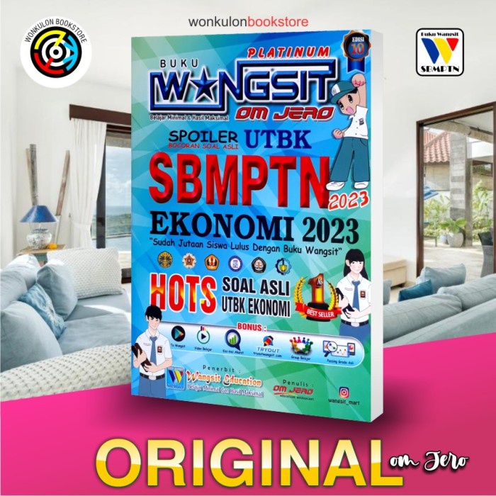 

✨COD✨ Buku Wangsit OM JERO UTBK SBMPTN 2023 / EKONOMI Platinum 2023