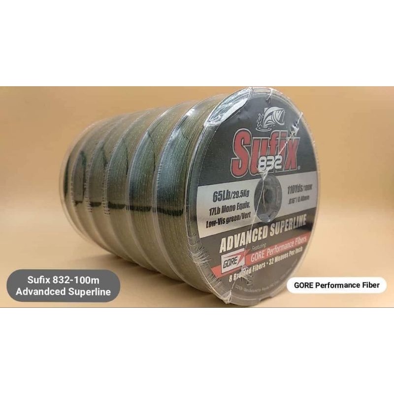 SUFIX 832 ADVANCED SUPERLINE 100M CONNECTING _ BRAID PE