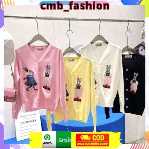 Cardigan Rajut Baju Cewek Atasan Remaja Blouse Sweater Wanita Import Korea
