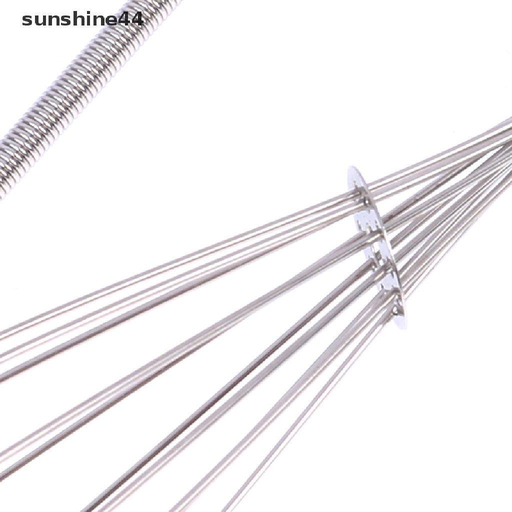 Sunshine 1pc Alat Pengocok Telur Manual Bahan Stainless Steel