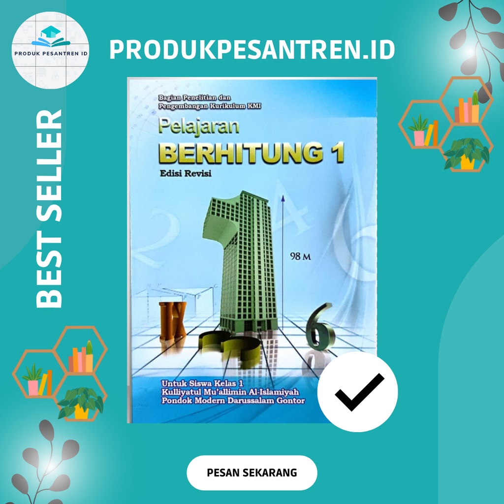 BUKU BERHITUNG KELAS 1 KMI GONTOR/ BERHITUNG 1 KMI GONTOR/BERHITUNG KELS 1 GONTOR