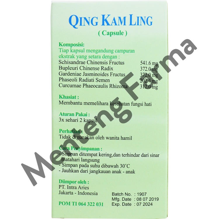 Qing Kam Ling - Obat Hepatitis, Hati, Liver