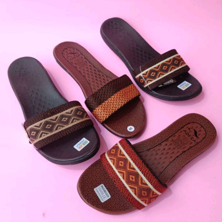 Sandal Selop Rajut Turki Wanita Adesa/ Sandal Turki Rajut Adesa / Sandal Turki Adesa / Sandal Turki SlopAdesa